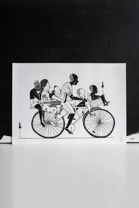 Family on a Bike